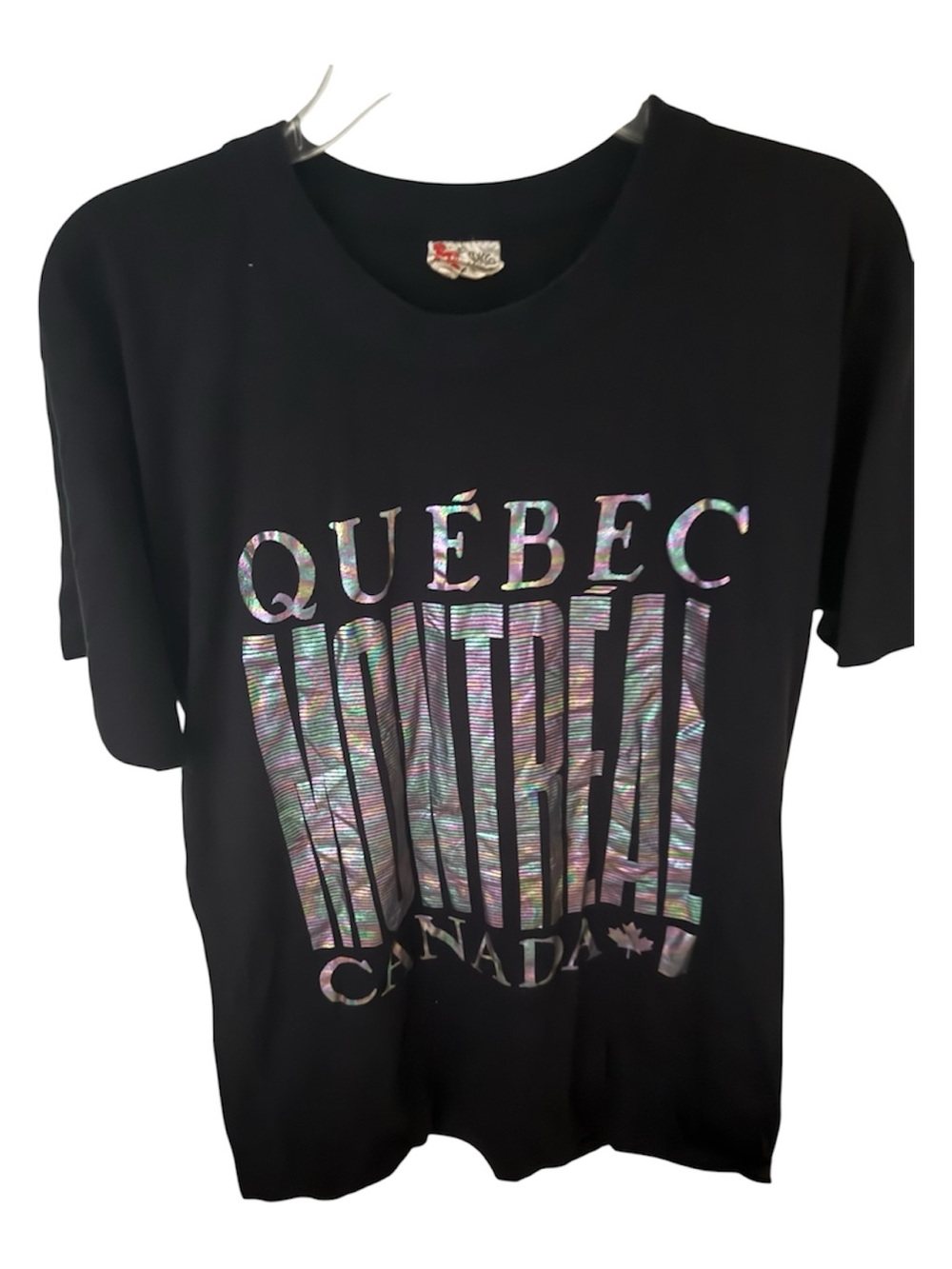 Black Québec Montreal Canada Graphic Tee